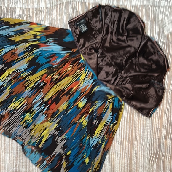 Strapless Paint Print dress!!! - Picture 4 of 5